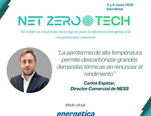“La aerotermia de alta temperatura permite descarbonizar grandes demandas térmicas sin renunciar al rendimiento”
